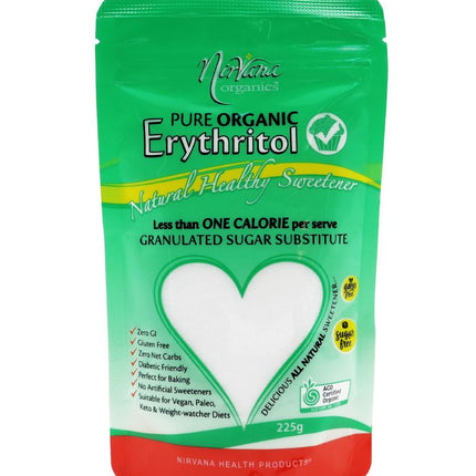 NIRVANA ORGANICS ERYTHRITOL ORGANIC 225G