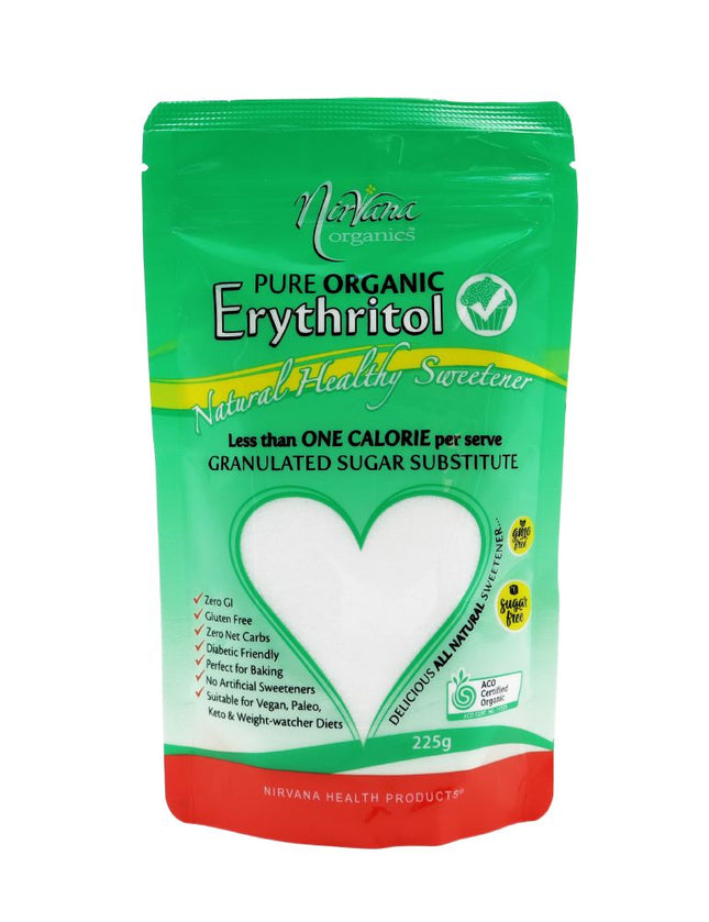 NIRVANA ORGANICS ERYTHRITOL ORGANIC 225G