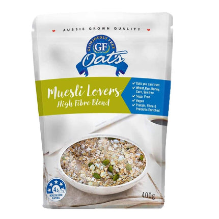 GLORIOUSLY FREE MUESLI HIGH FIBRE 400G