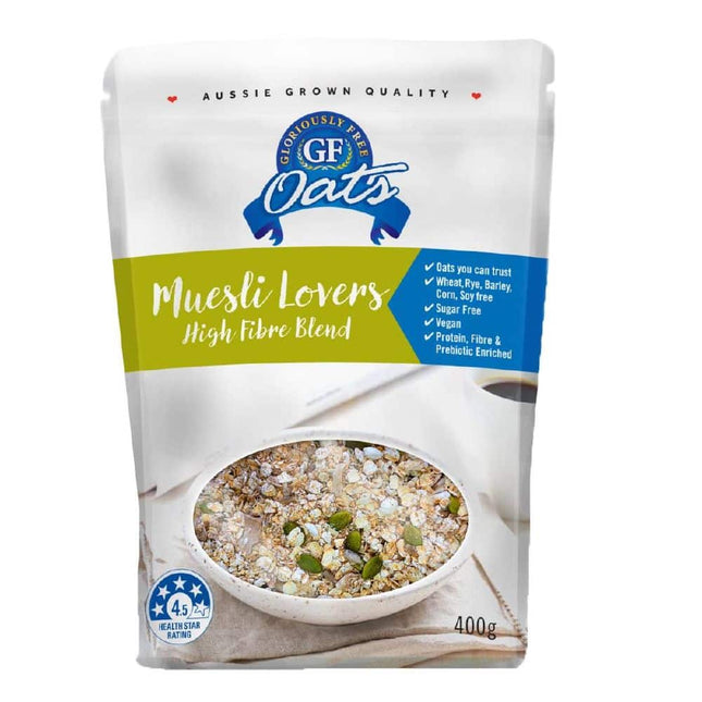 GLORIOUSLY FREE MUESLI HIGH FIBRE 400G