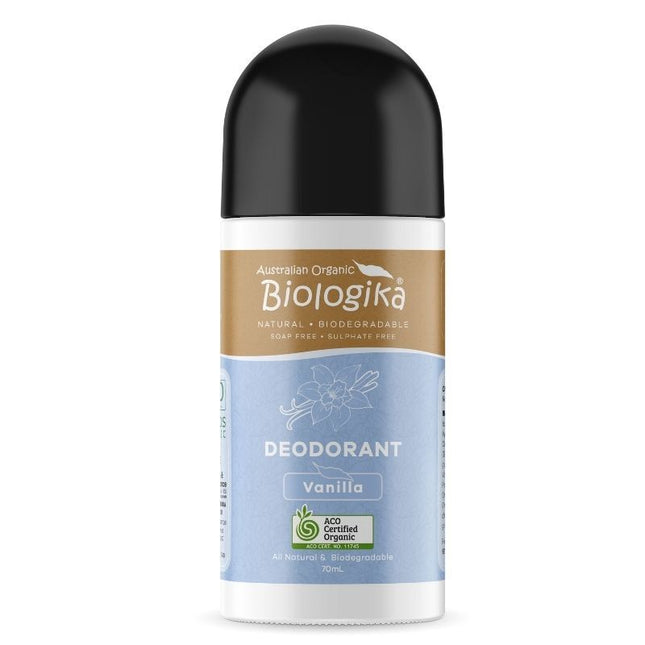BIOLOGIKA VANILLA KISS DEODORANT (ORGANIC) ~ 70ML
