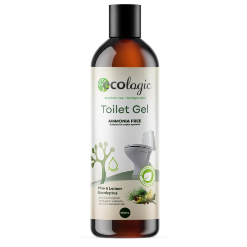 ECOLOGIC PINE & LEMON EUCALYPTUS TOILET CLEAN GEL ~ 500ML