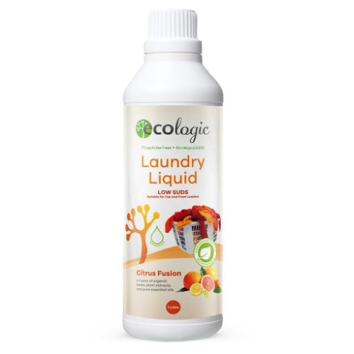 ECOLOGIC CITRUS FUSION LAUNDRY LIQUID ~ 1LT