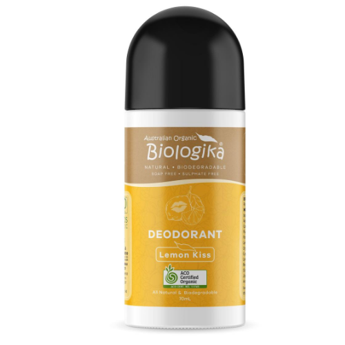 BIOLOGIKA LEMON KISS DEODORANT (ORGANIC) ~ 70ML