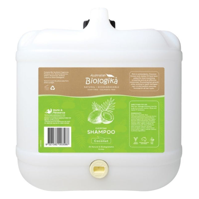 BIOLOGIKA COCONUT SHAMPOO ~ BULK VALUE 15L