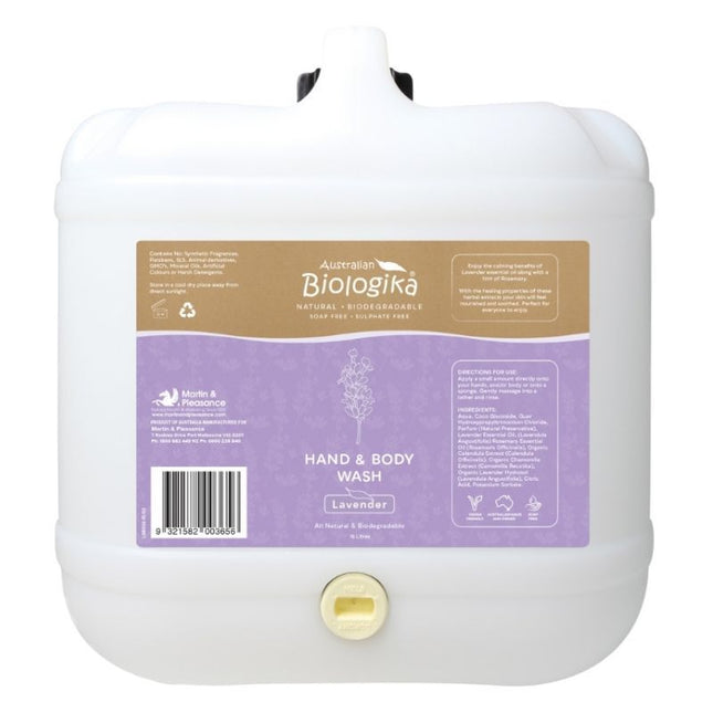 BIOLOGIKA LAVENDER HAND & BODY WASH ~ BULK VALUE 15L