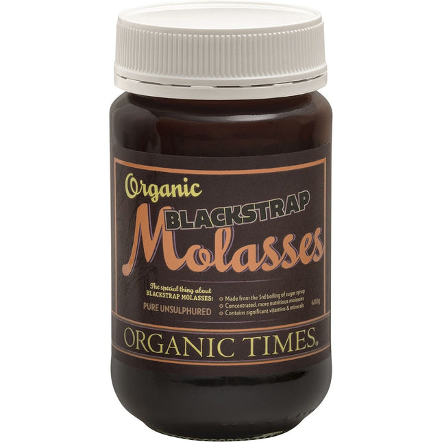 ORGANIC TIMES Blackstrap Molasses 400g | Baking Ingredient