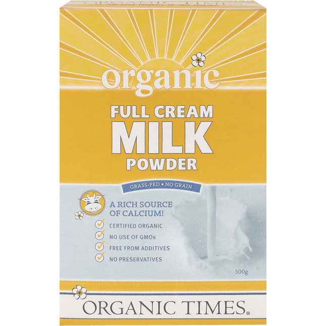 Organic Times Full Cream Milk Powder 300g