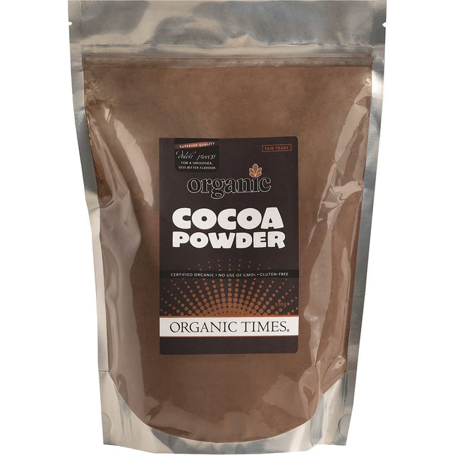 ORGANIC TIMES Cocoa Powder 500g | Cacao Product