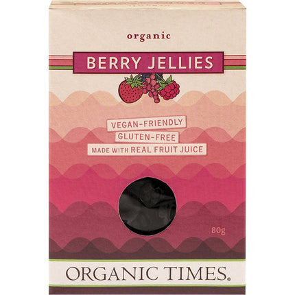 ORGANIC TIMES Berry Jellies 80g | Food Product