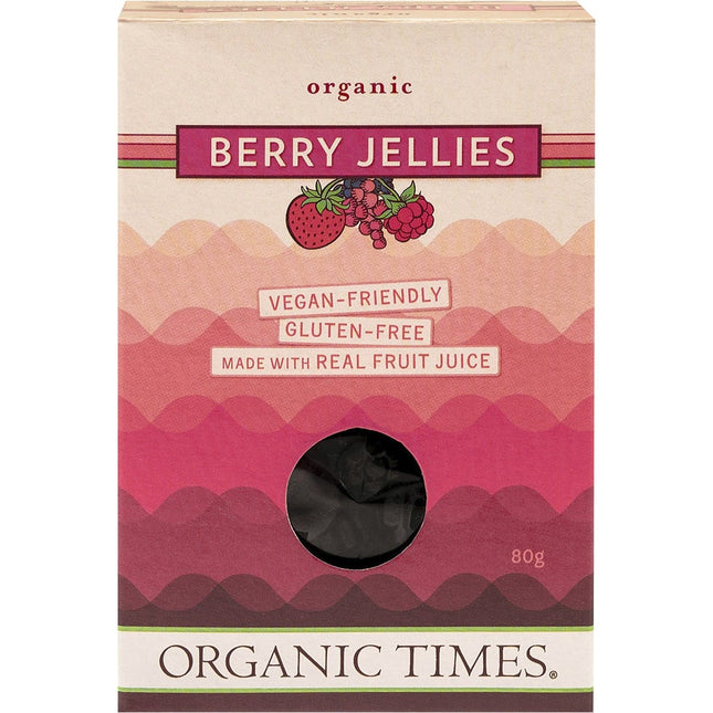 ORGANIC TIMES Berry Jellies 80g | Food Product