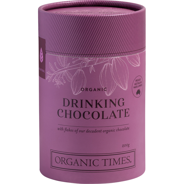 Organic Times Drinking Chocolate 200g