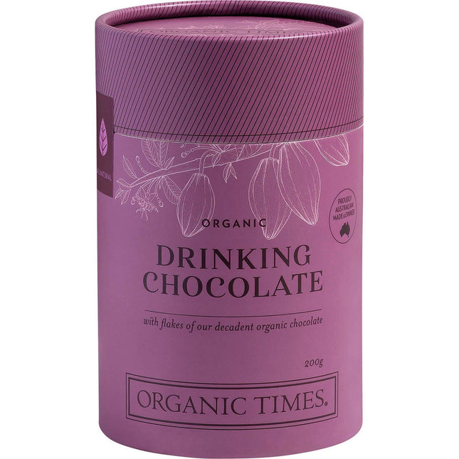 ORGANIC TIMES Drinking Chocolate 200g | Tea