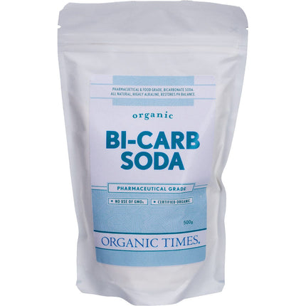 Organic Times - Bi-Carb Soda Organic Pharmaceutical Grade