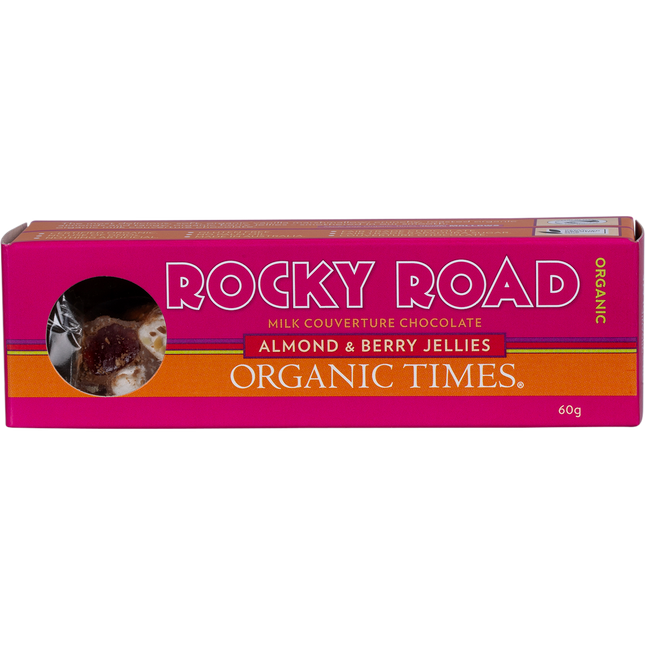 Organic Times Rocky Road Milk Chocolate 60g