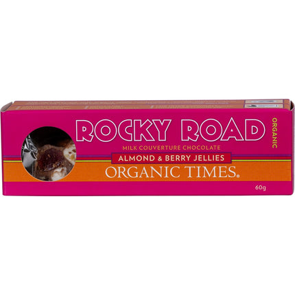 Organic Times - Rocky Road Milk Chocolate - 60g
