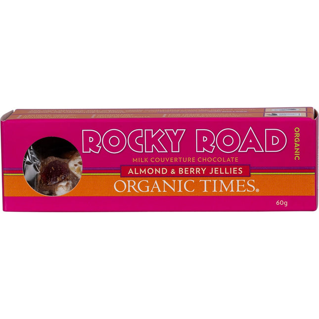 Organic Times - Rocky Road Milk Chocolate - 60g