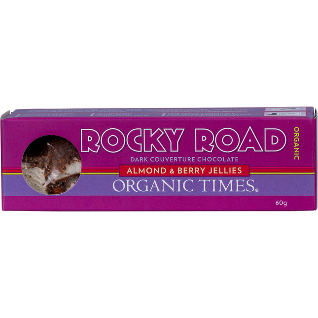 Organic Times Rocky Road Dark Chocolate 60g