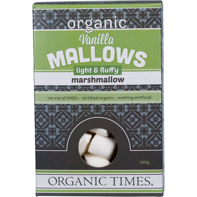 Organic Times Vanilla Marshmallows 100g