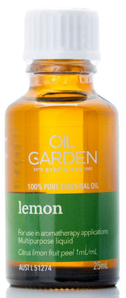 OIL GARDEN LEMON PURE ESSENTIAL OIL 25ML
