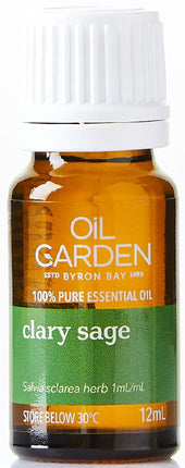 OIL GARDEN CLARY SAGE PURE ESSENTIAL OIL 12ML