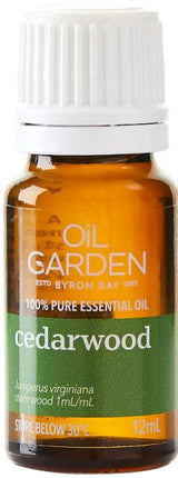 OIL GARDEN CEDARWOOD PURE ESSENTIAL OIL 12ML