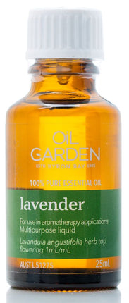 OIL GARDEN LAVENDER PURE ESSENTIAL OIL 12ML