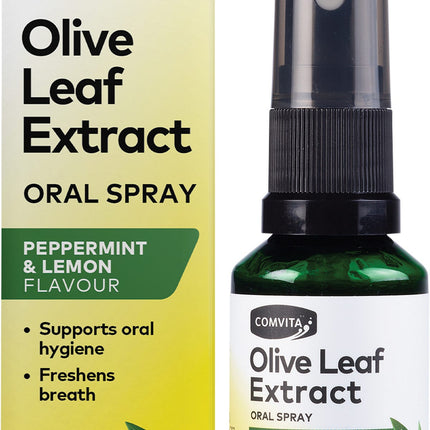 Comvita - Olive Leaf Extract Oral Spray Peppermint & Lemon - 30ml