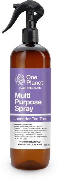 ONE PLANET MULTI SPRAY PURPOSE LAVENDER TEA TREE 500ML