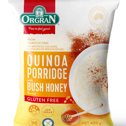 ORGRAN QUINOA PORRIDGE HONEY G/F 400G