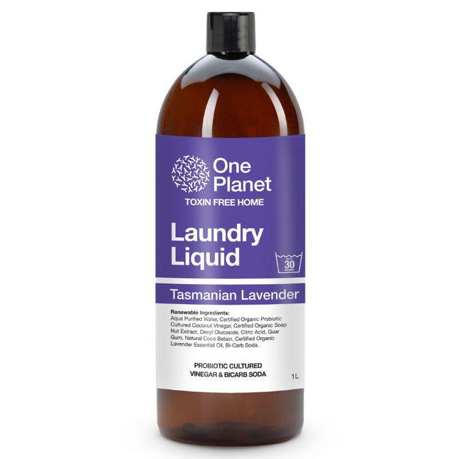 ONE PLANET LAUNDRY LIQUID TASMANIAN LAVENDER 1L