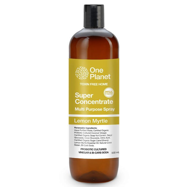 ONE PLANET SUPER CONCENTRATE MULTI PURPOSE SPRAY LEMON MYRTLE 500ML