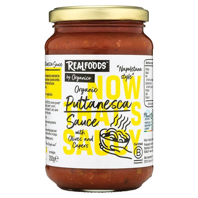 REALFOODS BY ORGANICO PUTTANESCA 360G