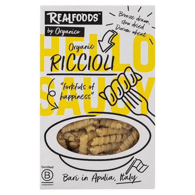 REALFOODS BY ORGANICO RICCIOLI PASTA 500G