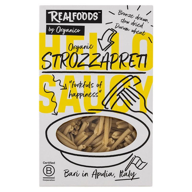REALFOODS BY ORGANICO STROZZAPRETI PASTA 500G