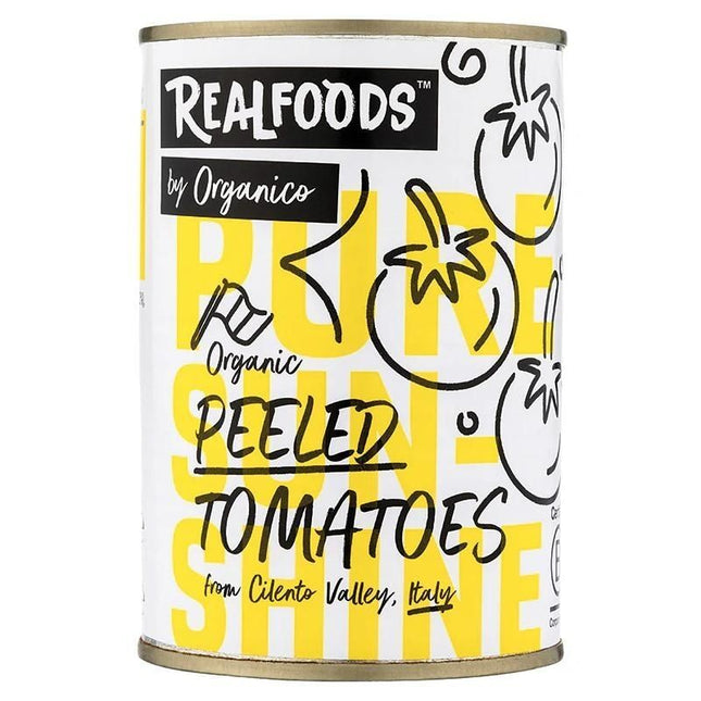 REALFOODS BY ORGANICO PEELED TOMATOES 400G