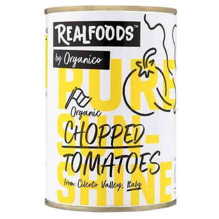 REALFOODS BY ORGANICO CHOPPED TOMATOES 400G