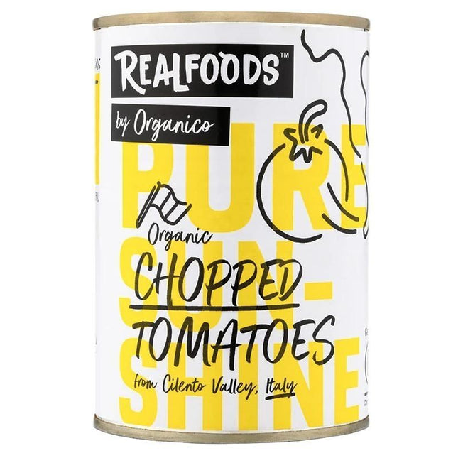 REALFOODS BY ORGANICO CHOPPED TOMATOES 400G