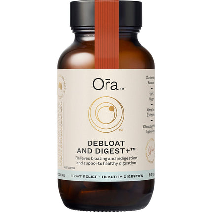 ORA HEALTH Debloat and Digest 60 Caps | Health Supplement