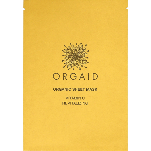 Orgaid Organic Vitamin C Revitalizing Sheet Mask 24ml