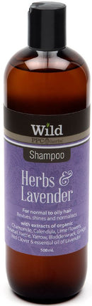 WILD HERBS & LAVENDER HAIR SHAMPOO 500ML