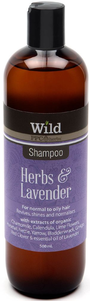 WILD HERBS & LAVENDER HAIR SHAMPOO 500ML