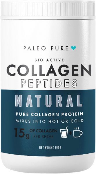 PALEO PURE BIO ACTIVE COLLAGEN PEPTIDES NATURAL PROTEIN MIX 300G