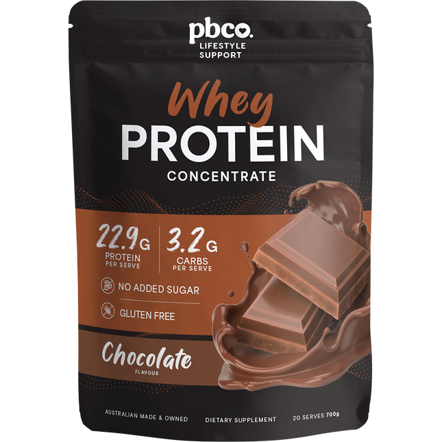 PBco Whey Protein Concentrate Chocolate 700g