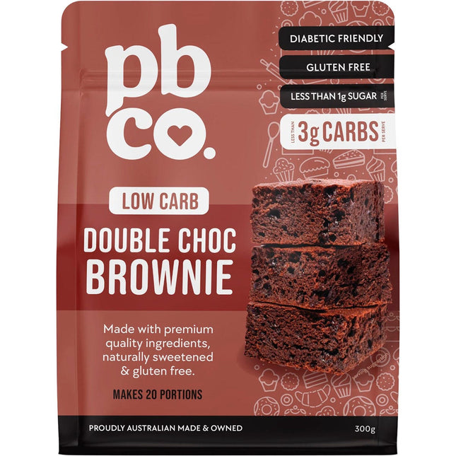 PBco - Double Choc Brownie Low Carb