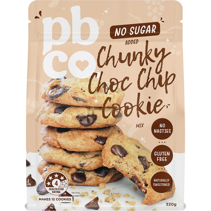 PBco - Chunky Choc Chip Cookie Mix No Sugar Added