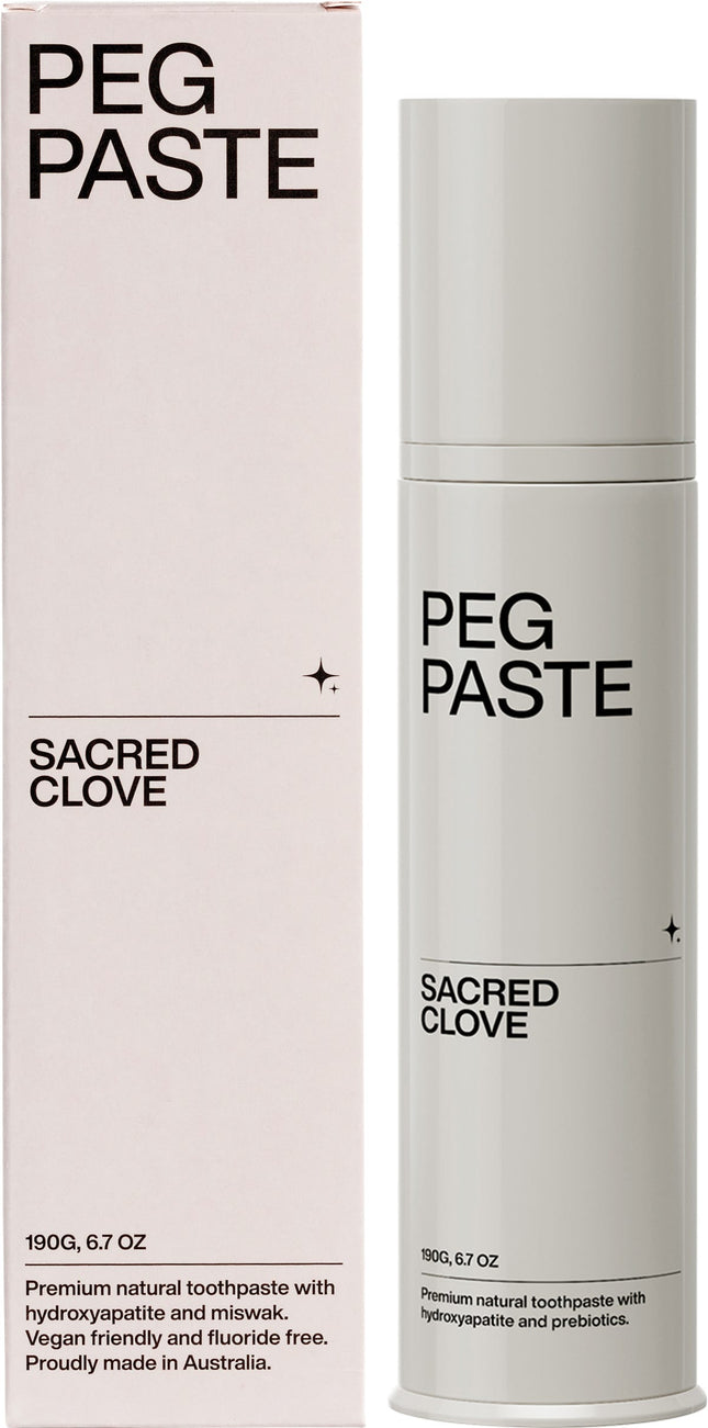 Peg Paste - Natural Toothpaste with Hydroxyapatite Sacred Clove - 190g