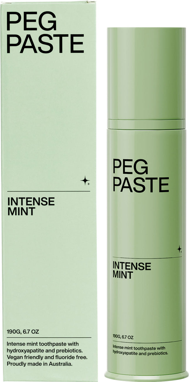 PEG PASTE Natural Toothpaste with Hydroxyapatite Intense Mint 190g