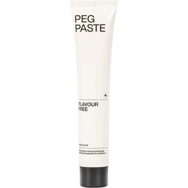 Peg Paste Natural Toothpaste Hydroxyapatite Flavour Free 100g