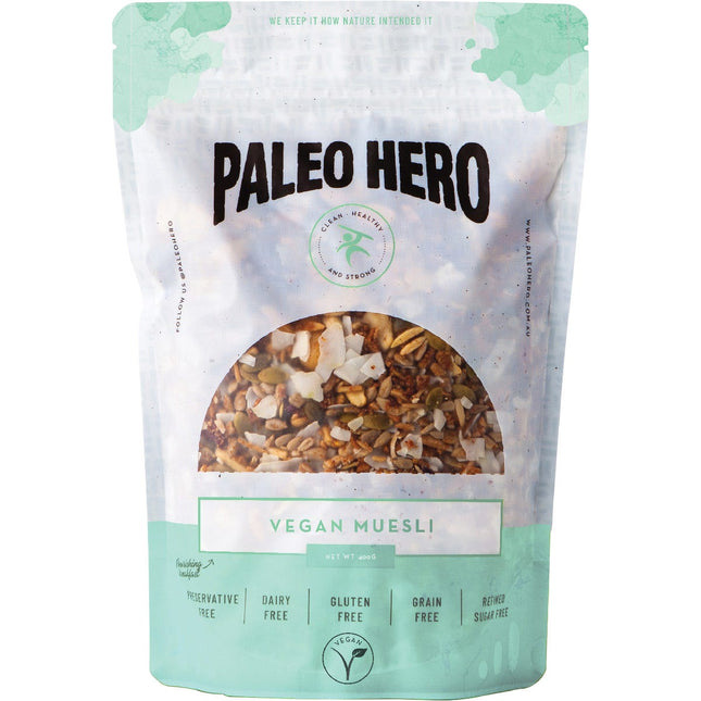 PALEO HERO Vegan Muesli 400g | Breakfast Cereal